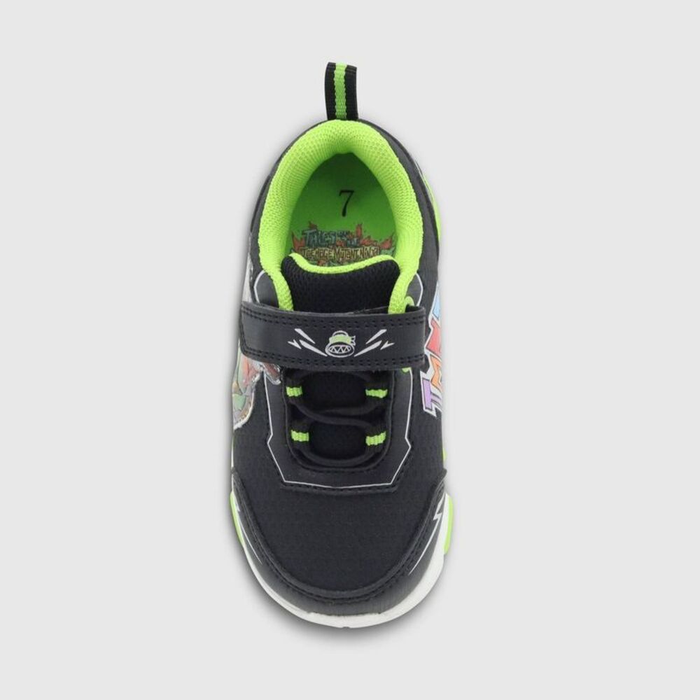 Toddler Disney TMNT Athletic Sneakers - Black 7T - Picture 3 of 4